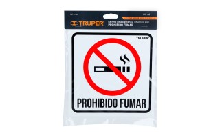 Señalización Truper 18293 Prohibido Fumar