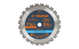 Hoja Sierra Circular Truper 18300 Madera 184mm 24di Hoja Sierra Circular Truper 18300 Madera 184mm 24di