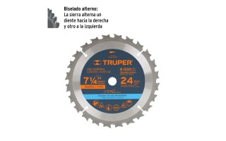 Hoja Sierra Circular Truper 18300 Madera 184mm 24di Hoja Sierra Circular Truper 18300 Madera 184mm 24di