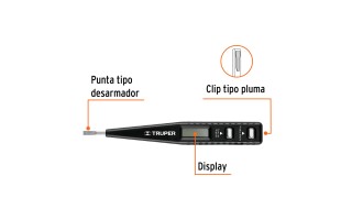 Buscapolo Digital Truper 18333 12-250V AC/DC