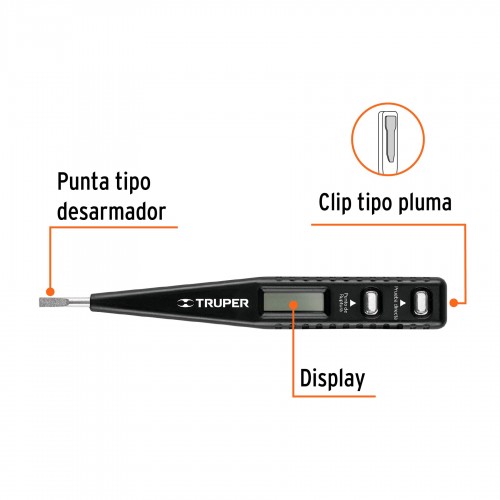 Buscapolo Digital Truper 18333 12-250V AC/DC