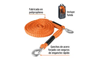 Cuerda de Remolque Truper 18346 Polipropileno 2000kg 4,5m Cuerda de Remolque Truper 18346 Polipropileno 2000kg 4,5m