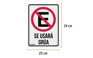 Señalización Truper 18347 No Estacionar
