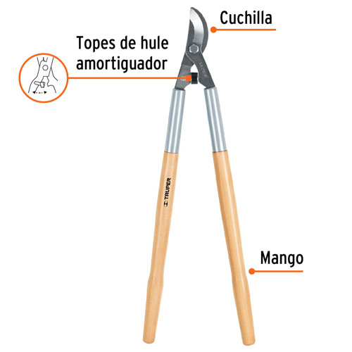 Tijera de Podar Truper Classic 18380 70cm Mango Madera