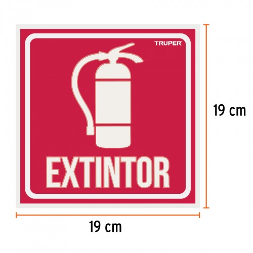 Señalización Truper 18434 Extintor