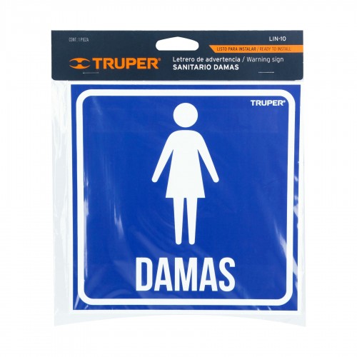 Señalización Truper 18478 Damas