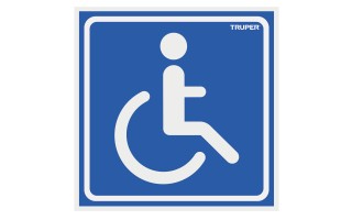 Señalización Truper Exclusivo Personas con Discapacidad Señalización Truper Exclusivo Personas con Discapacidad