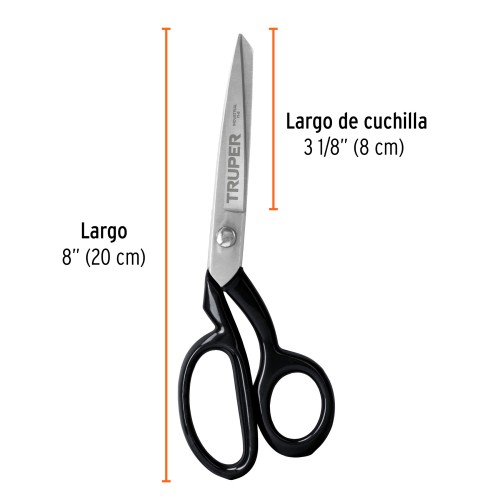 Tijera para Costura Truper 18550 8'' 20cm Tijera para Costura Truper 18550 8'' 20cm
