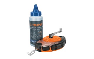 Tiralíneas Truper 18575 Plast. 30m con Tiza 113g Azul Tiralíneas Truper 18575 Plast. 30m con Tiza 113g Azul