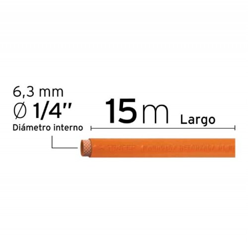 Manguera para Aire Truper 19015 1/4" 284 psi 15m