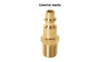 Conector p/ Aire Truper 19083 1/4" NPT Macho