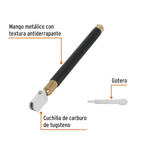Cortador de Vidrio Truper Expert 19605 Autolubricante