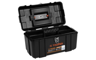 Caja de Herramientas Truper 19656 17" Plastico Negro Caja de Herramientas Truper 19656 17" Plastico Negro