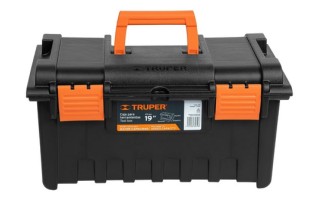 Caja de Herramientas Truper 19781 19" Plastico Negro Caja de Herramientas Truper 19781 19" Plastico Negro