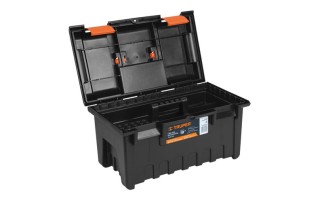 Caja de Herramientas Truper 19781 19" Plastico Negro Caja de Herramientas Truper 19781 19" Plastico Negro