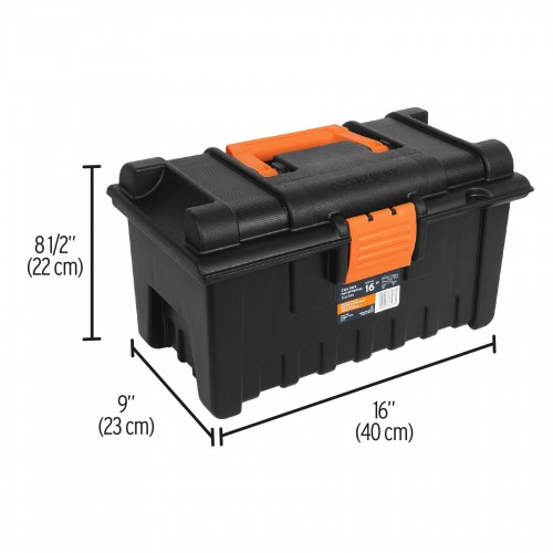 Caja de Herramientas Truper 19790 16" Plastico Negro