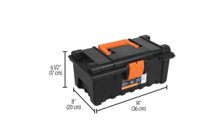 Caja de Herramientas Truper 19854 14" Plástico Negro