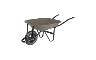 Carretilla Pretul 22647 65L 250kg Metal Rueda Neum. Gris Carretilla Pretul 22647 65L 250kg Metal Rueda Neum. Gris