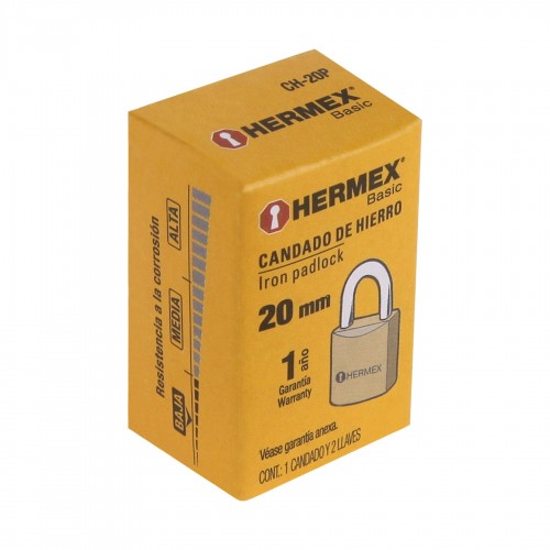 Candado Hermex Basic 22526 Hierro 20mm