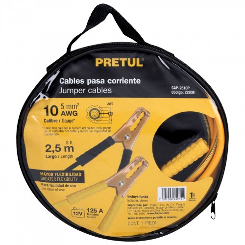 Cable para Acople de Bateria Pretul 22808 2,5m