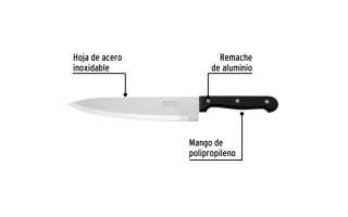 Cuchillo para Chef Pretul 23089 6'' 15cm Cuchillo para Chef Pretul 23089 6'' 15cm