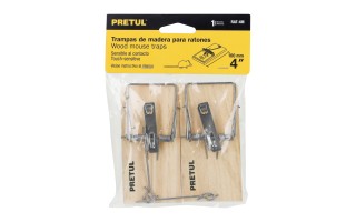 Trampa para Ratón Pretul 23709 Madera 4" x2u