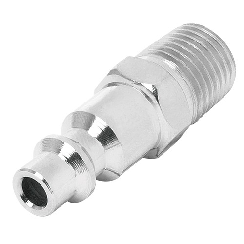 Conector Rápido de Acero Pretul 27023 Cromado 1/4" NPT Macho