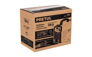 Soldador Inverter Pretul 29959 Electrodo y TIG 130A Soldador Inverter Pretul 29959 Electrodo y TIG 130A