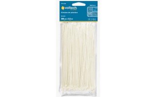Precinto Volteck 44308 4,5mm x 30cm Blanco x50u Precinto Volteck 44308 4,5mm x 30cm Blanco x50u