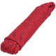 Cuerda Trenzada Fiero 47809 200kgf 6mm x15m Rojo