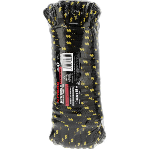 Cuerda Trenzada Fiero 47811 300kgf 10mm x15m Negro