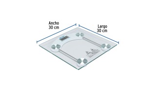 Balanza de Baño Foset 48526 Digital Cuadrada 180kg