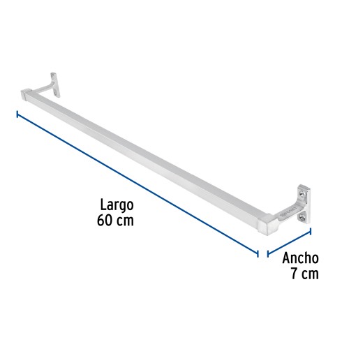 Soporte para Toallas de Baño Foset 49608 Barra 60cm
