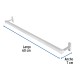 Soporte para Toallas de Baño Foset 49608 Barra 60cm