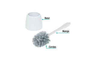 Cepillo para Inodoro Klintek 57029 con Base 36cm Cepillo para Inodoro Klintek 57029 con Base 36cm