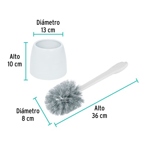 Cepillo para Inodoro Klintek 57029 con Base 36cm