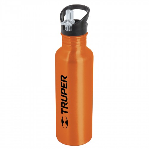 Botella de Agua Truper 62126 750ml Naranja