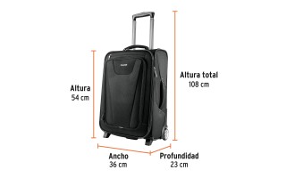 Maleta Truper 62140 108cm 49L Negro Maleta Truper 62140 108cm 49L Negro