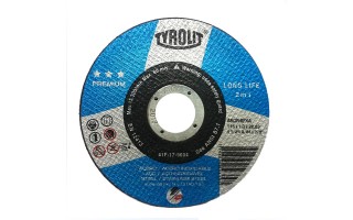 Disco de Corte Metal Tyrolit Long Life 41F 115mm x 1mm Disco de Corte Metal Tyrolit Long Life 41F 115mm x 1mm