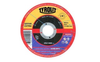 Disco de Desbaste Tyrolit 115mm x 7mm Disco de Desbaste Tyrolit 115mm x 7mm