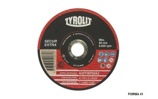 Disco de Corte Acero Inox. Tyrolit 41F 180mm x 2mm Disco de Corte Acero Inox. Tyrolit 41F 180mm x 2mm