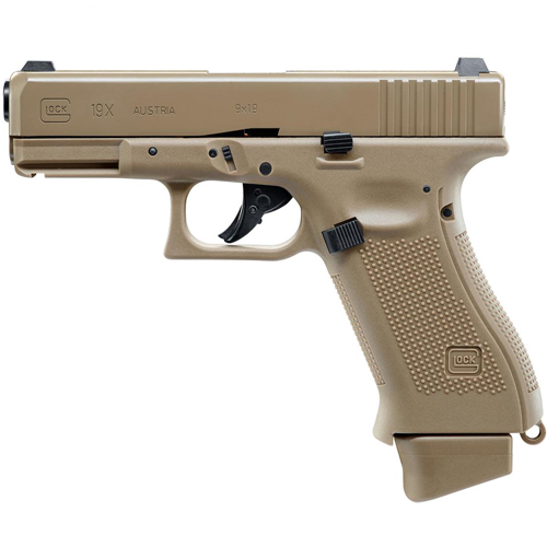 Pistola de CO2 Glock 19X Coyote 6mm