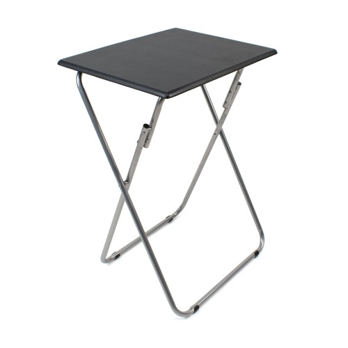 Mesa Plegable Utilaço Italia Acero Cuadrada Negro