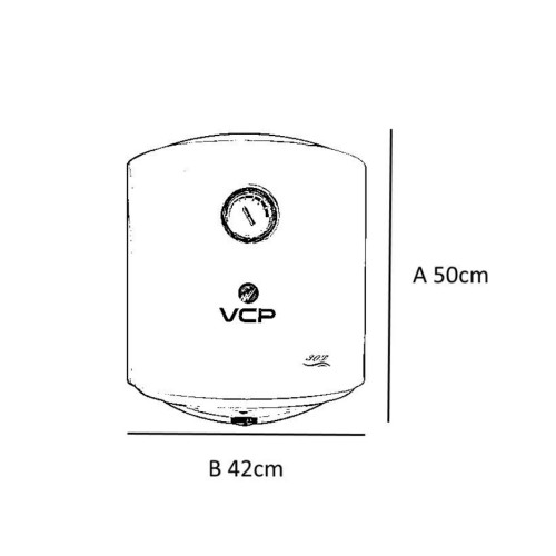 Termocalefon VCP VCC000356 Vertical 30L 1500W