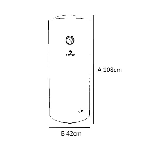 Termocalefon VCP VCC000359 Vertical 100L 1500W