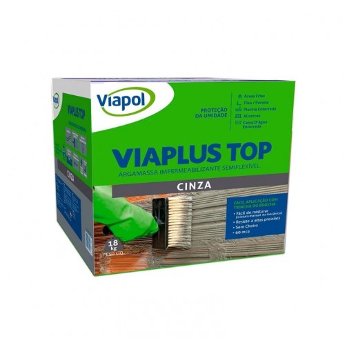 Impermeabilizante Cementicio Viapol Viaplus TOP 18kg