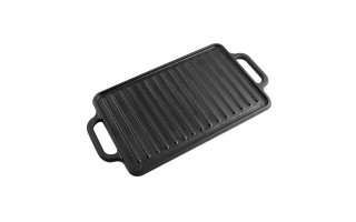 Plancha Lisa y Grill de Hierro Victoria 435 33x21cm Plancha Lisa y Grill de Hierro Victoria 435 33x21cm