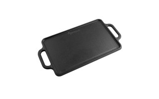 Plancha Lisa y Grill de Hierro Victoria 435 33x21cm