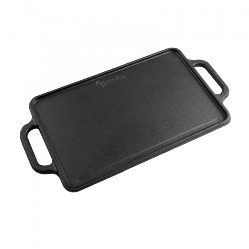 Plancha Lisa y Grill de Hierro Victoria 435 33x21cm