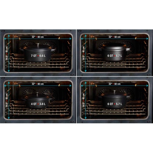 Horno Holandés de Hierro Fundido Victoria 8965 28cm 6,6L Horno Holandés de Hierro Fundido Victoria 8965 28cm 6,6L